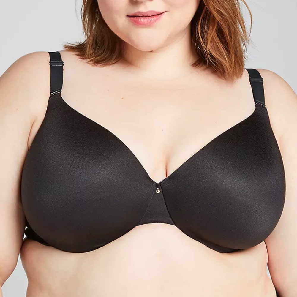 Lane Bryant Cacique Invisible Backsmoother Lightly Lined Full Coverage Bra 48D